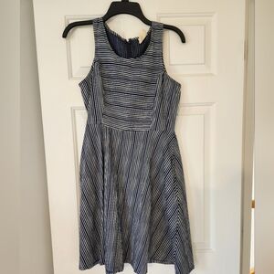 Sleeveless mata traders striped dress size small